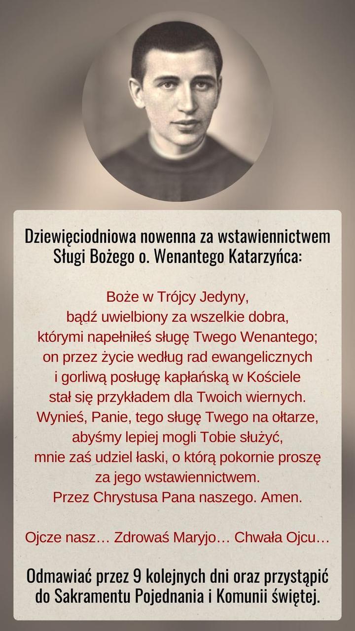 Sługa Boży Wenanty Katarzyniec i duchowość