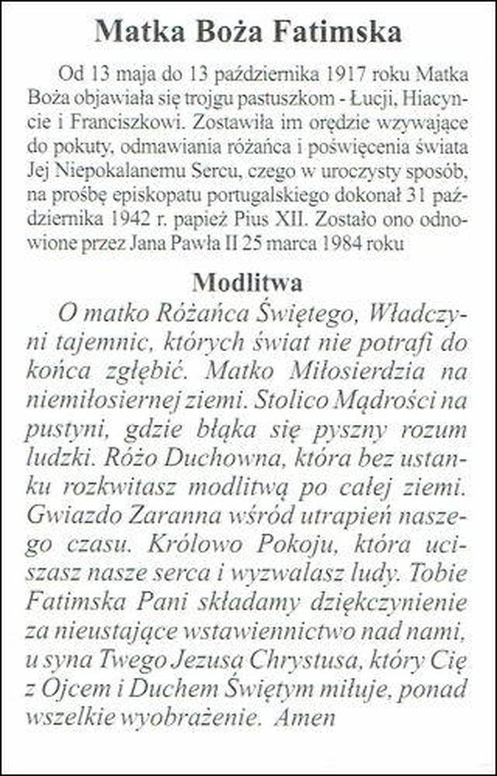 Nadzieja i pokój w wierze