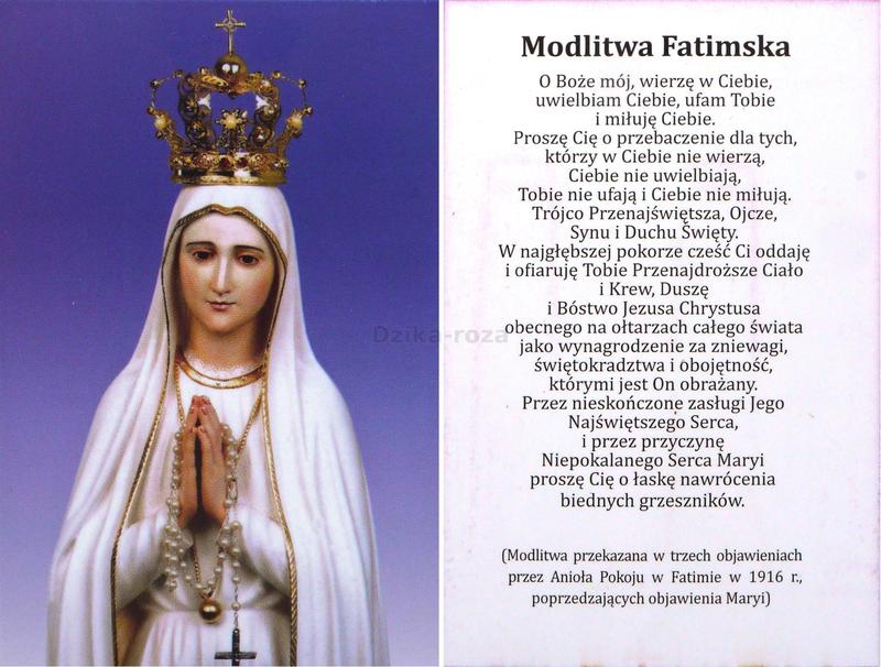 Wspólnota wiernych i przesłanie fatimy