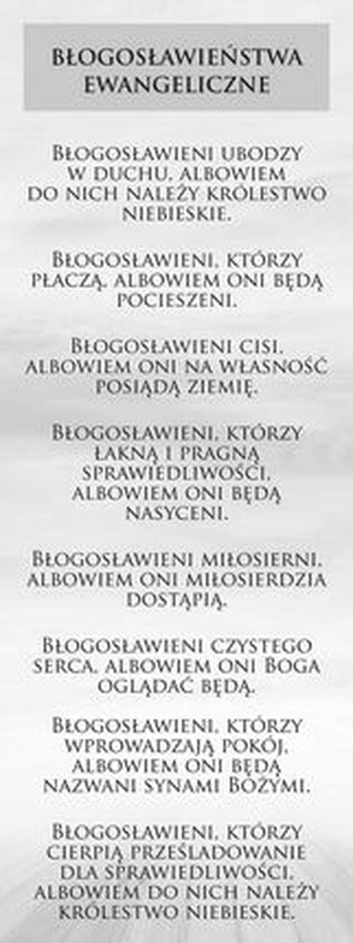 Duchowe błogosławieństwa